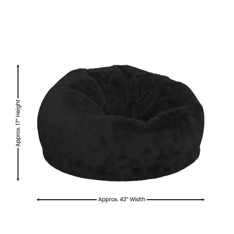 Flash Furniture Pouf surdimensionné pour enfants et adultes