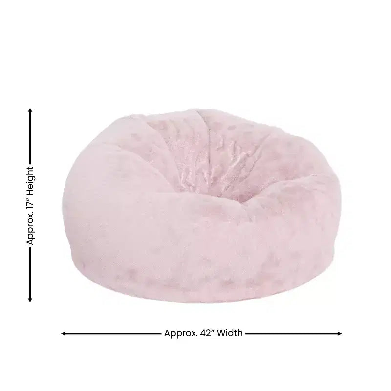 Flash Furniture Pouf surdimensionné pour enfants et adultes