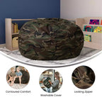 Flash Furniture Pouf surdimensionné pour enfants et adultes