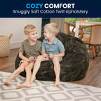 Flash Furniture Pouf surdimensionné pour enfants et adultes