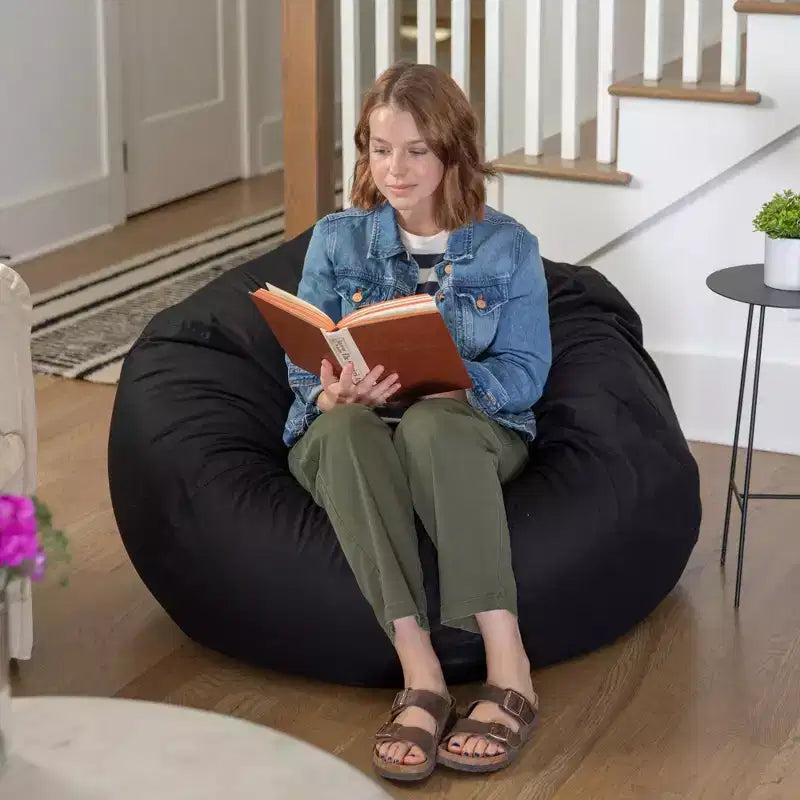 Flash Furniture Pouf surdimensionné pour enfants et adultes
