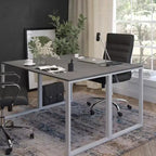 Flash Furniture Bureau Moderne de Qualité Commerciale Style Industriel, Bureau d'Ordinateur Robuste pour Bureau à Domicile - Longueur 55
