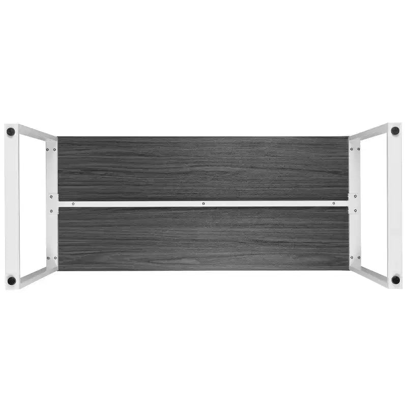 Flash Furniture Bureau Moderne de Qualité Commerciale Style Industriel, Bureau d'Ordinateur Robuste pour Bureau à Domicile - Longueur 55