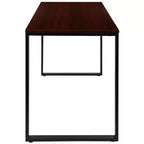 Flash Furniture Bureau Moderne de Qualité Commerciale Style Industriel, Bureau d'Ordinateur Robuste pour Bureau à Domicile - Longueur 55