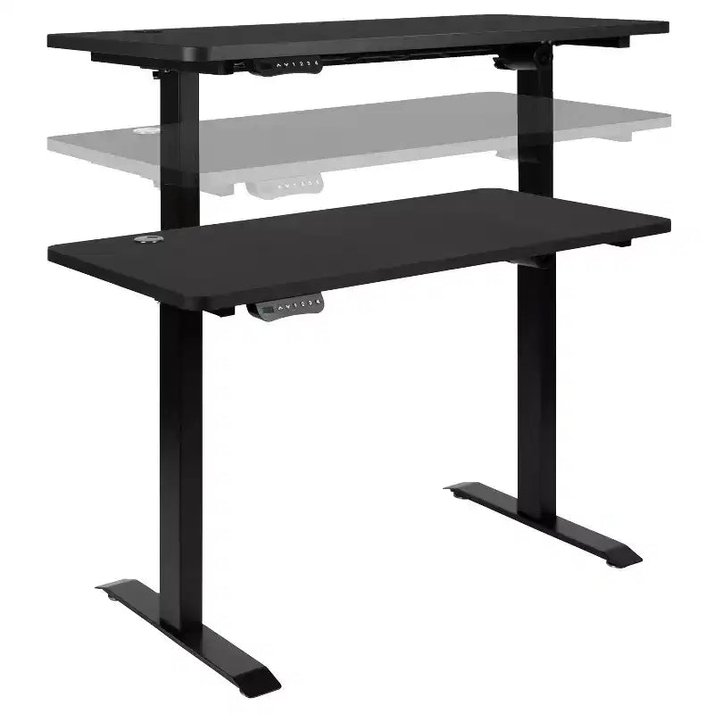 Bureau réglable en hauteur électrique Flash Furniture - Plateau de table 48 de large - 24 de profondeur