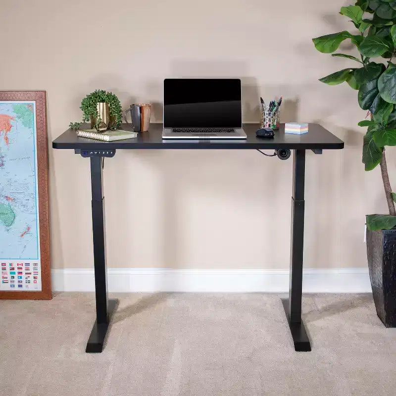 Bureau réglable en hauteur électrique Flash Furniture - Plateau de table 48 de large - 24 de profondeur