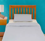 Tête de lit Glenwillow Home Rake en Chêne Doré, Taille Double