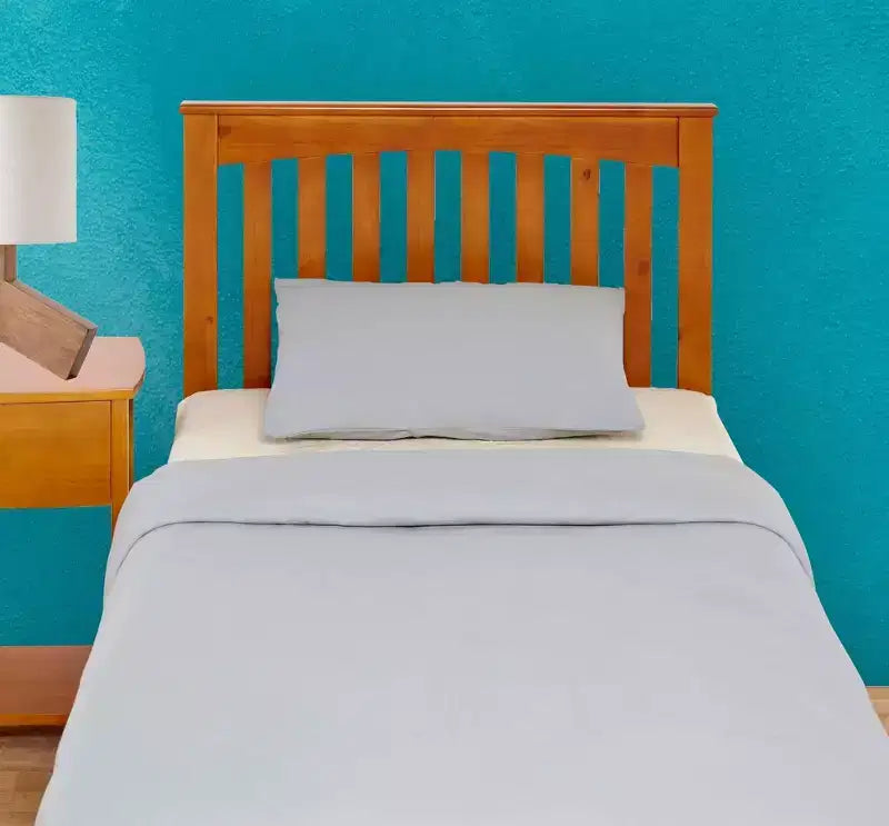 Tête de lit Glenwillow Home Rake en Chêne Doré, Taille Double