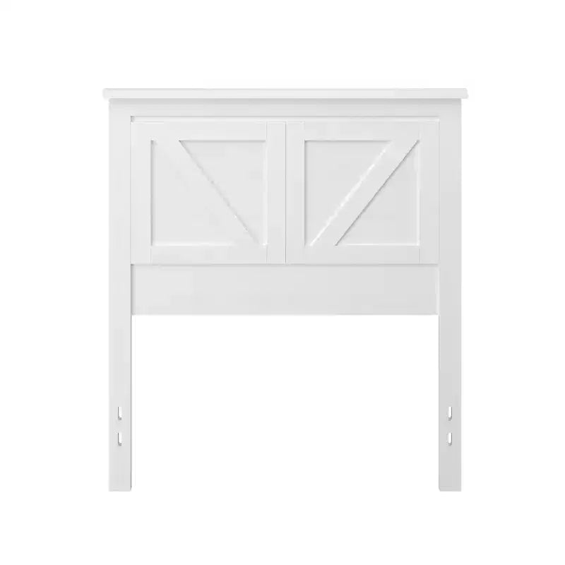Tête de lit à panneaux en bois de style fermier Glenwillow Home