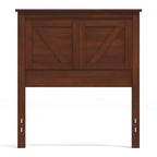Tête de lit à panneaux en bois de style fermier Glenwillow Home
