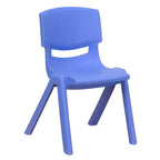 Flash Furniture Lot de 10 chaises d'école empilables en plastique avec hauteur d'assise de 30,5 cm