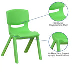 Flash Furniture Lot de 10 chaises d'école empilables en plastique avec hauteur d'assise de 30,5 cm
