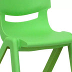 Flash Furniture Lot de 10 chaises d'école empilables en plastique avec hauteur d'assise de 30,5 cm