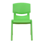 Flash Furniture Lot de 10 chaises d'école empilables en plastique avec hauteur d'assise de 30,5 cm