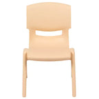 Flash Furniture Lot de 10 chaises d'école empilables en plastique avec hauteur d'assise de 30,5 cm