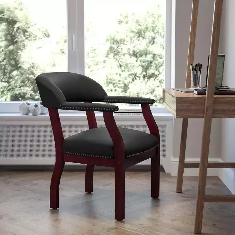 Chaise de conférence Flash Furniture avec Clous Décoratifs