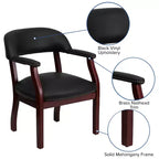 Chaise de conférence Flash Furniture avec Clous Décoratifs