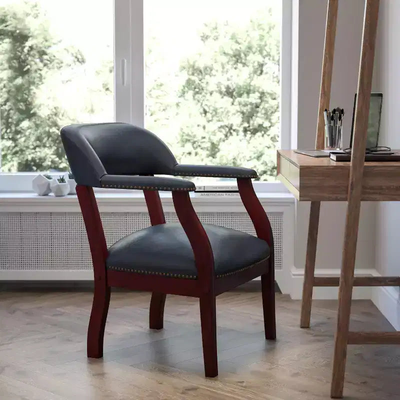 Chaise de conférence Flash Furniture avec Clous Décoratifs