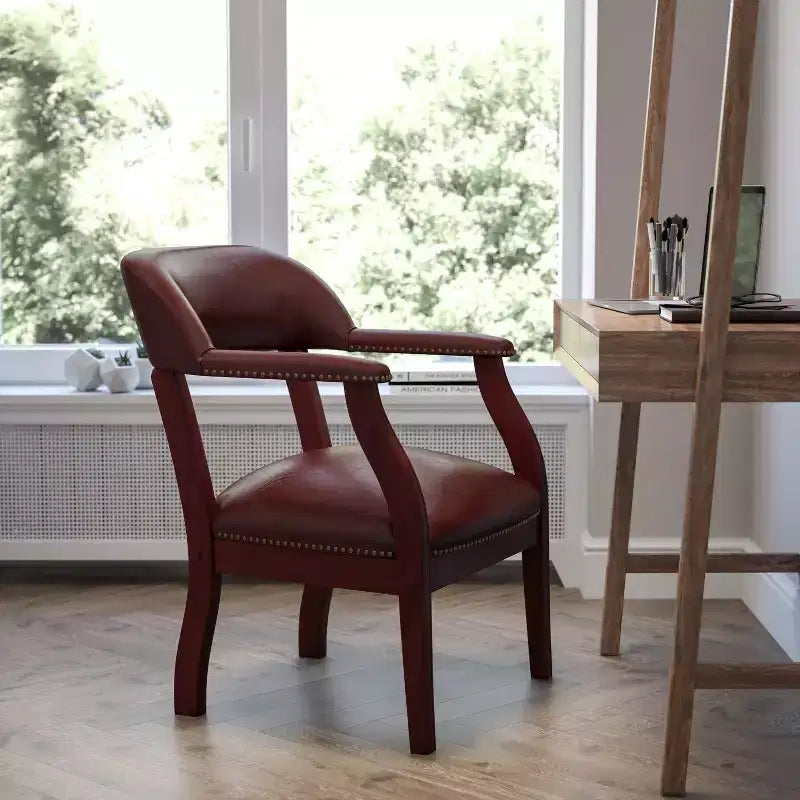 Chaise de conférence Flash Furniture avec Clous Décoratifs