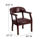 Chaise de conférence Flash Furniture avec Clous Décoratifs