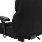 Flash Furniture Série HERCULES Chaise de bureau ergonomique pivotante exécutive grand et fort, utilisation intensive 24h/24 et 7j/7, capacité de 181 kg, avec bouton lombaire et appui-tête et dossier capitonnés