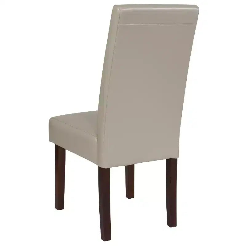 Chaises de salle à manger Parsons mi-siècle de la série Greenwich de Flash Furniture, avec panneau arrière rembourré