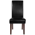 Chaises de salle à manger Parsons mi-siècle de la série Greenwich de Flash Furniture, avec panneau arrière rembourré