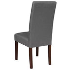 Chaises de salle à manger Parsons mi-siècle de la série Greenwich de Flash Furniture, avec panneau arrière rembourré