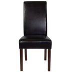 Chaises de salle à manger Parsons mi-siècle de la série Greenwich de Flash Furniture, avec panneau arrière rembourré