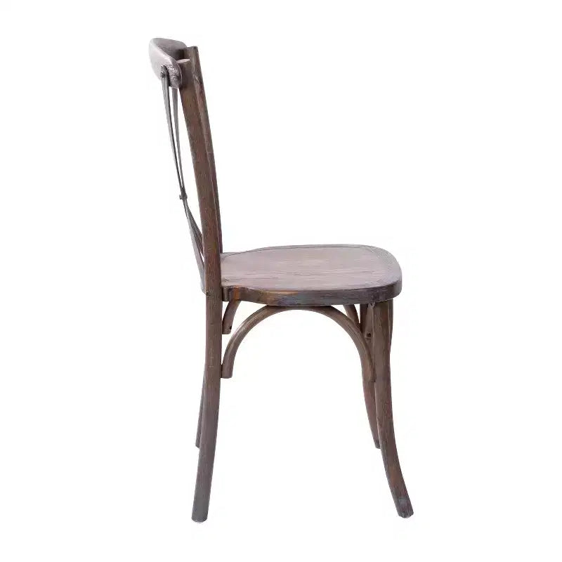 Chaise avec dossier en X Flash Furniture Advantage