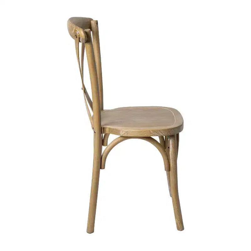 Chaise avec dossier en X Flash Furniture Advantage