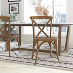 Chaise avec dossier en X Flash Furniture Advantage
