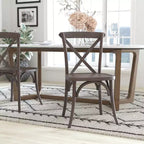 Chaise avec dossier en X Flash Furniture Advantage