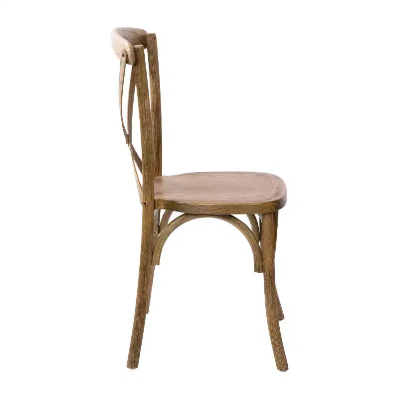 Chaise avec dossier en X Flash Furniture Advantage