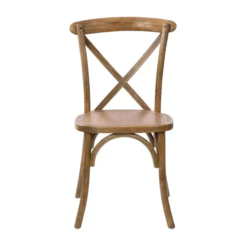 Chaise avec dossier en X Flash Furniture Advantage