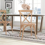 Chaise avec dossier en X Flash Furniture Advantage