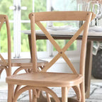 Chaise avec dossier en X Flash Furniture Advantage