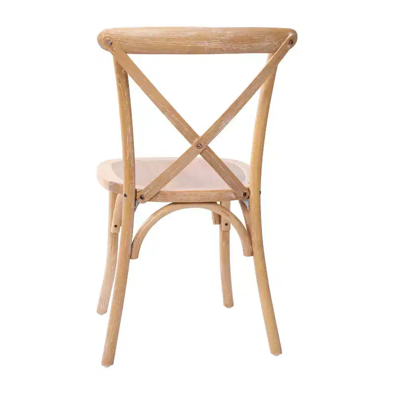 Chaise avec dossier en X Flash Furniture Advantage