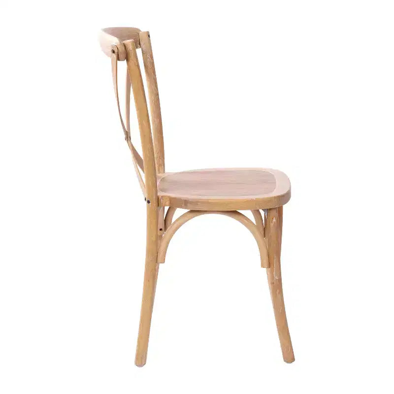 Chaise avec dossier en X Flash Furniture Advantage