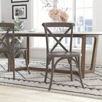 Chaise avec dossier en X Flash Furniture Advantage