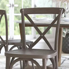 Chaise avec dossier en X Flash Furniture Advantage