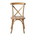 Chaise avec dossier en X Flash Furniture Advantage