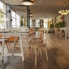 Chaise avec dossier en X Flash Furniture Advantage
