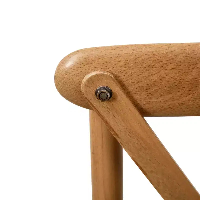 Chaise avec dossier en X Flash Furniture Advantage
