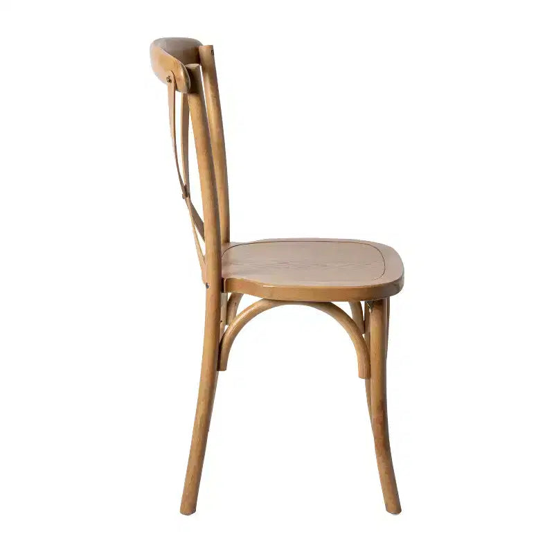 Chaise avec dossier en X Flash Furniture Advantage