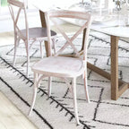Chaise avec dossier en X Flash Furniture Advantage