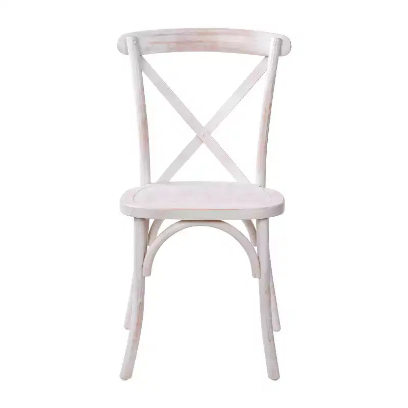 Chaise avec dossier en X Flash Furniture Advantage