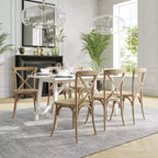 Chaise avec dossier en X Flash Furniture Advantage