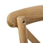 Chaise avec dossier en X Flash Furniture Advantage