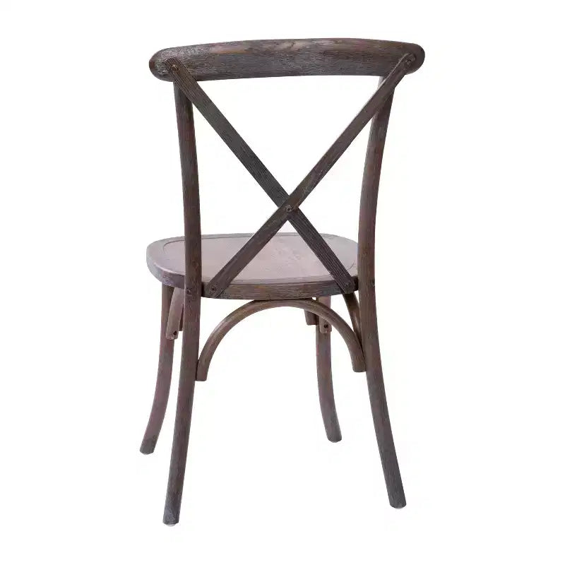 Chaise avec dossier en X Flash Furniture Advantage